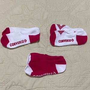 3/$20 NWOT Converse Three Pairs Kids No Show Socks